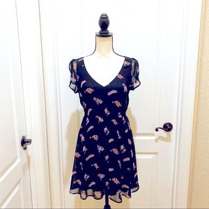 Express Floral Mini Dress